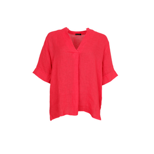 Black colour- Melina linen blouse