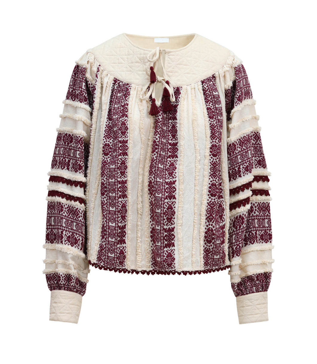 One Collective - Averno Quilted Blouse
