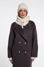 Load image into Gallery viewer, Rino &amp; Pelle - Triangle Coffee Black Scarf
