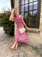 Load image into Gallery viewer, Black Colour Luna Flared Wrap Dress
