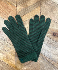 Santacana - Striped Wool Gloves