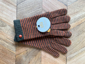 Santacana - Striped Wool Gloves