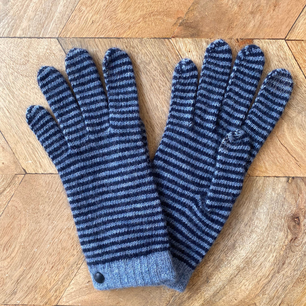 Santacana - Striped Wool Gloves