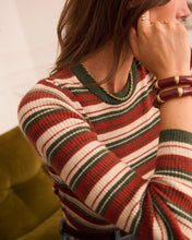 Load image into Gallery viewer, In april 1986 stripe knitted jumper AR1168
