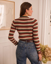 Load image into Gallery viewer, In april 1986 stripe knitted jumper AR1168
