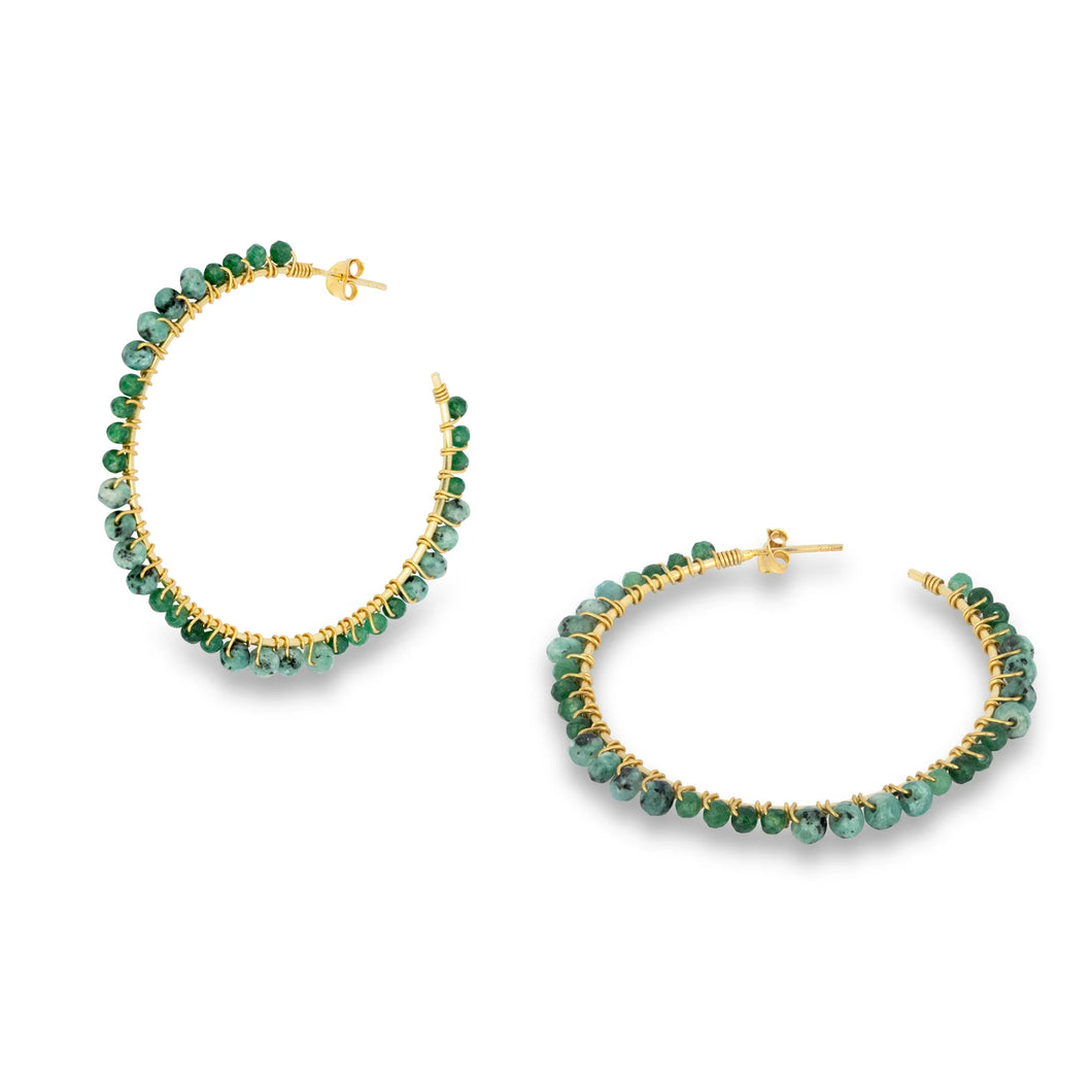 Ashiana - Parker Dark Green Hoops
