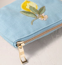Load image into Gallery viewer, Elizabeth Scarlett French Blue Cotton Coin Purse
