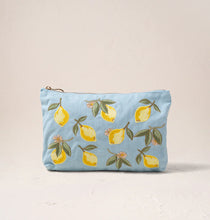 Load image into Gallery viewer, Elizabeth Scarlett French Blue Canvas Everyday Pouch
