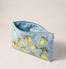 Load image into Gallery viewer, Elizabeth Scarlett French Blue Canvas Everyday Pouch
