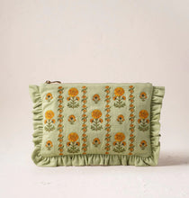 Load image into Gallery viewer, Elizabeth Scarlett - Marigolds Frill Pouch
