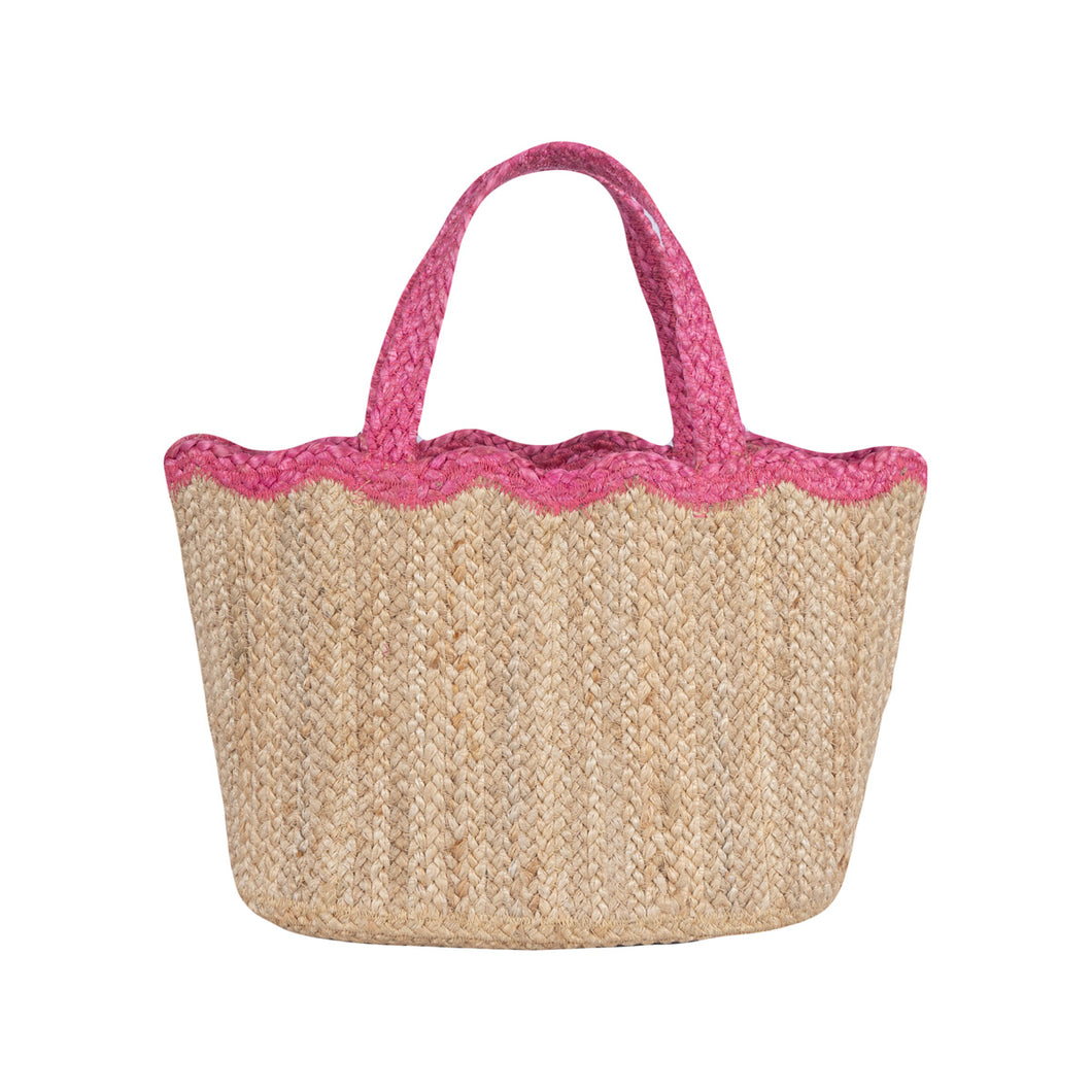 The Braided Rug Company Scallop Tote Bag - Small