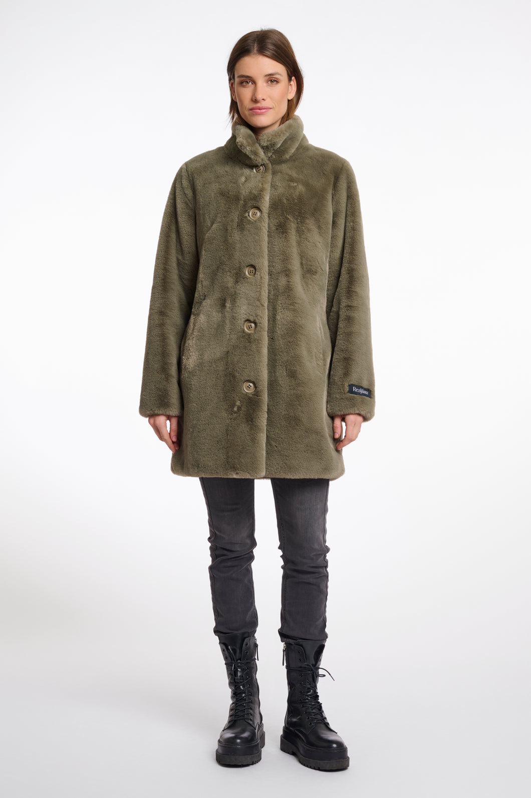 Rino & Pelle - Nonna Single Breasted Faux Fur Coat