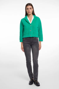 Rino & Pelle Norah - Short Cardigan - Clover Green