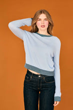 Load image into Gallery viewer, Jumper 1234- Lurex trim crew

