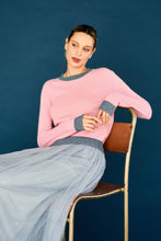 Load image into Gallery viewer, Jumper 1234- Lurex trim crew
