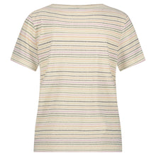 Load image into Gallery viewer, Red button - Temmy Striped T-Shirt
