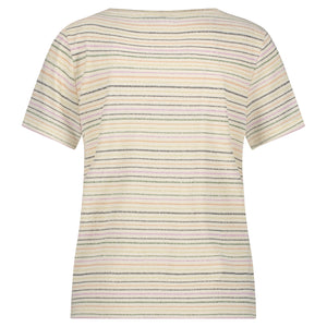 Red button - Temmy Striped T-Shirt
