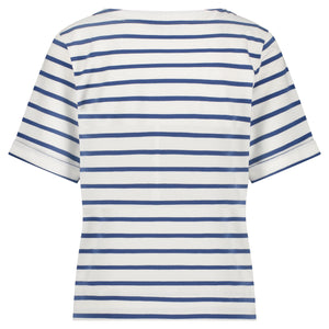 Red Button - Terry Stripe Tee