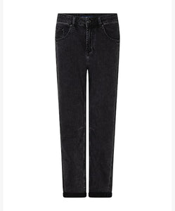 Red Button - Caitlin Sidepatch Black Denim High Rise