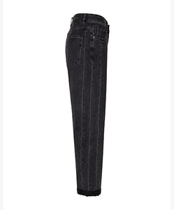 Red Button - Caitlin Sidepatch Black Denim High Rise