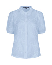 Load image into Gallery viewer, Red Button Victoria Flower Shirt
