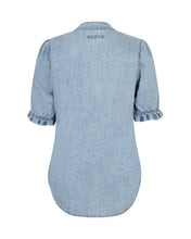 Load image into Gallery viewer, Red Button Victoria Blouse - White Bleach
