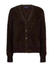 Load image into Gallery viewer, Red Button- Cardigan fuzzy
