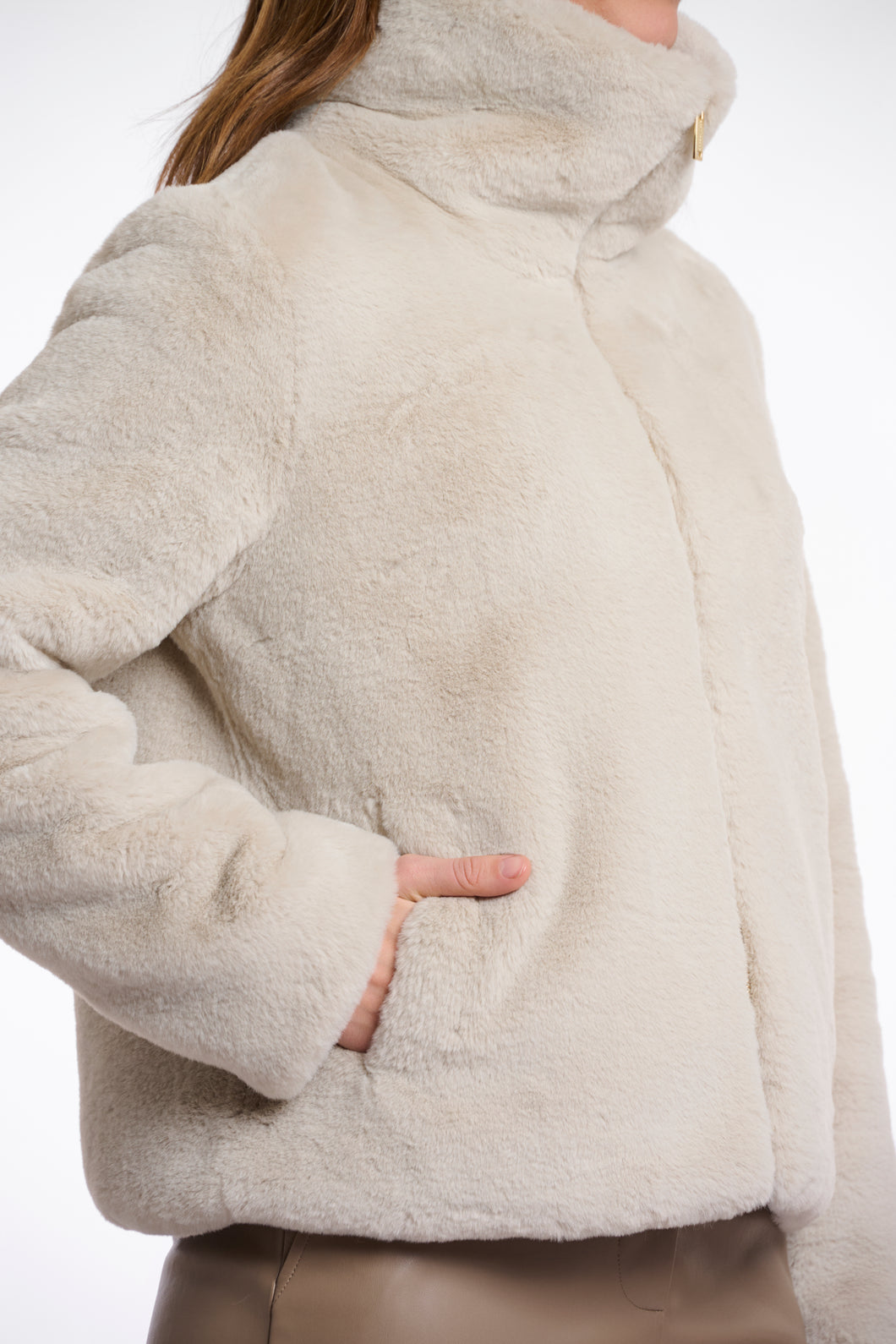 Rino & Pelle Faux Fur Jacket Birch