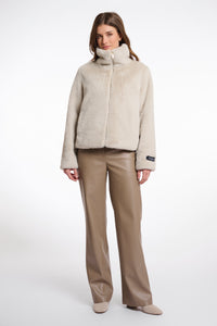 Rino & Pelle Faux Fur Jacket Birch