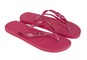 SALE Cacatoes flip flop - Framboise