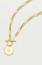 Load image into Gallery viewer, Estella Bartlett- T-bar coin necklace
