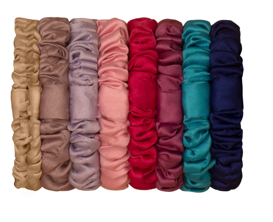 Mimi & Lula - Multi Satin Mini Scrunchies
