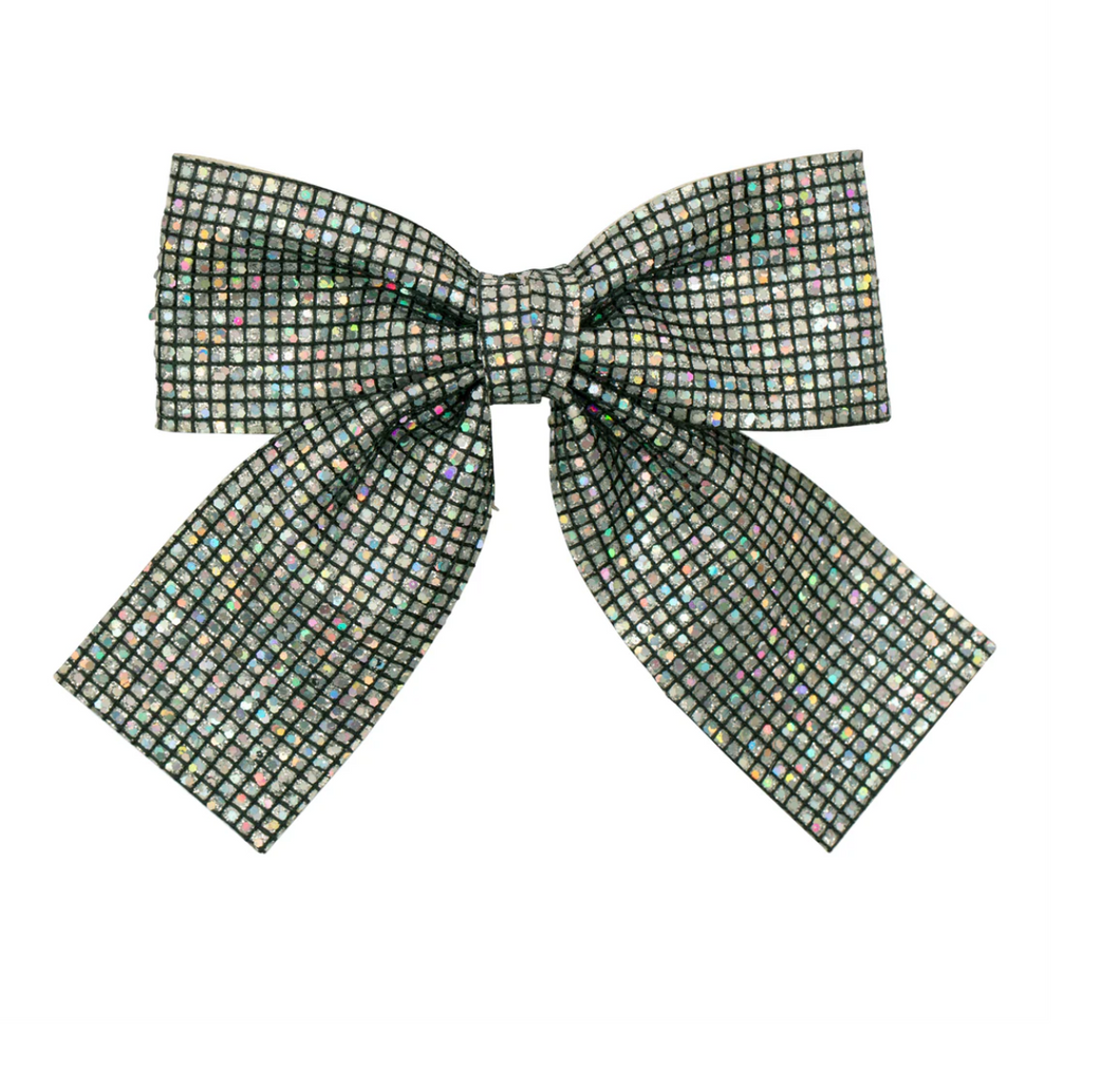 Mimi & Lula- Disco Ball Silver Bow