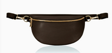 Load image into Gallery viewer, Leather cross body bum bag
