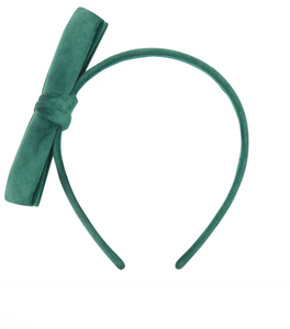 Mimi & Lula - Velvet Bow Alice Band