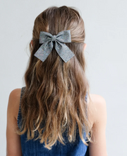 Load image into Gallery viewer, Mimi &amp; Lula- Disco Ball Silver Bow
