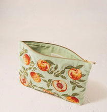 Load image into Gallery viewer, Elizabeth Scarlett Celadon Velvet Everyday Pouch
