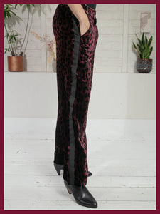 Nooki - Tori Leopard Tuxedo Pants
