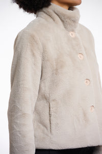Rino & Pelle - Vie Single Breasted Faux Fur Jacket