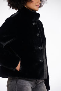 Rino & Pelle - Vie Single Breasted Faux Fur Jacket