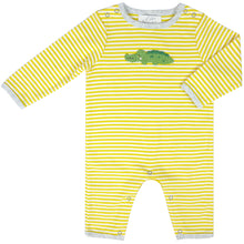 Load image into Gallery viewer, Albetta Crochet Croco Casey Babygro
