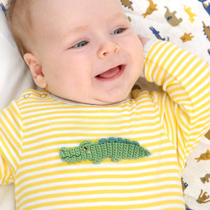 Albetta Crochet Croco Casey Babygro