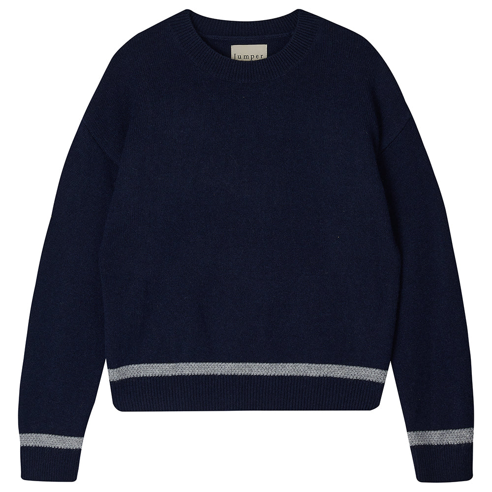 Jumper 1234 - Cashmere Wool Heavy Trim Jumper