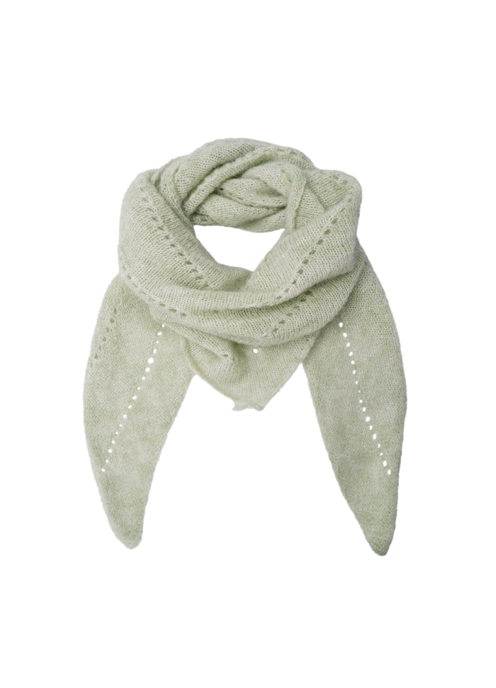 Black colour Dell Knitted Mini Scarf