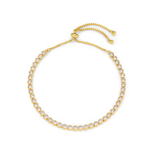 Load image into Gallery viewer, Orelia - Crystal Tennis Slider Bracelet
