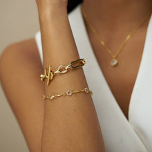 Load image into Gallery viewer, Orelia - Faceted Crystal &amp; Link Chain
