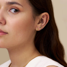 Load image into Gallery viewer, Orelia - Emerald Stud &amp; Hoop Set
