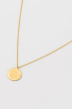 Load image into Gallery viewer, Estella Bartlett Hammered Disc Pendant Necklace
