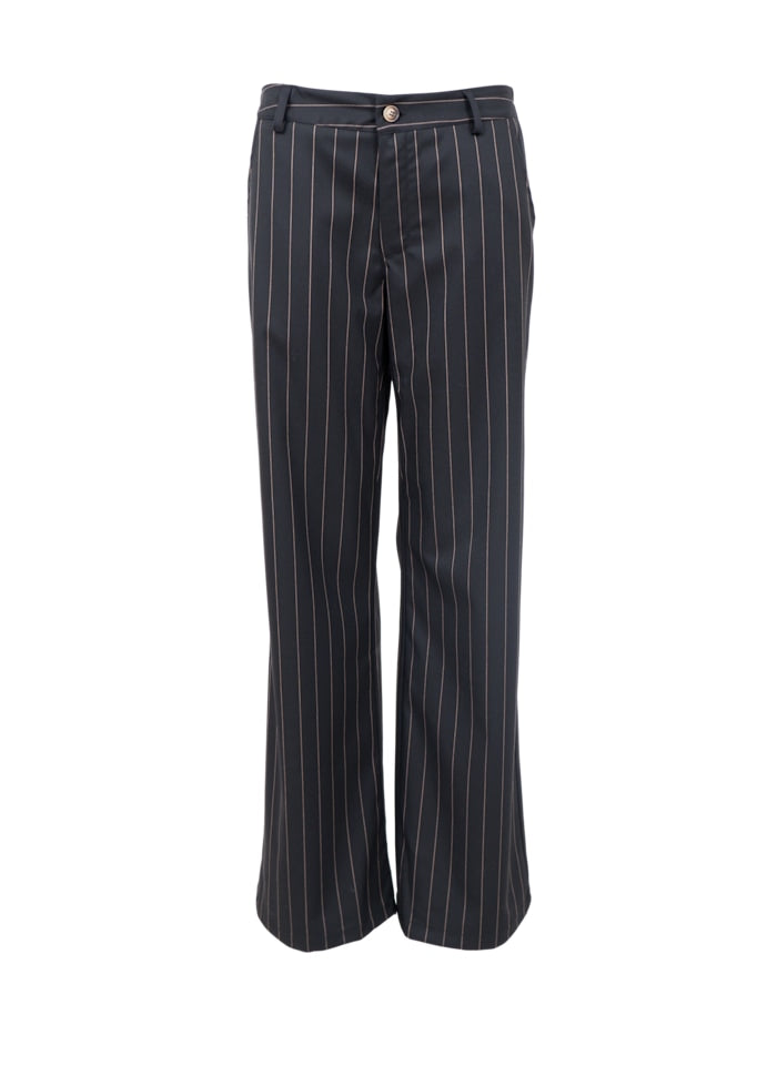 Black Colour - Oxford Box Pant