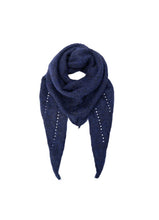 Load image into Gallery viewer, Black colour Dell Knitted Mini Scarf
